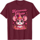 Carnival Mouse Cute Fancy Dress Motif and Children T-Shirt - T-Shirt | Maroon