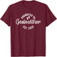 Promoted To Godmother 2026 T-Shirt - T-Shirt | Maroon