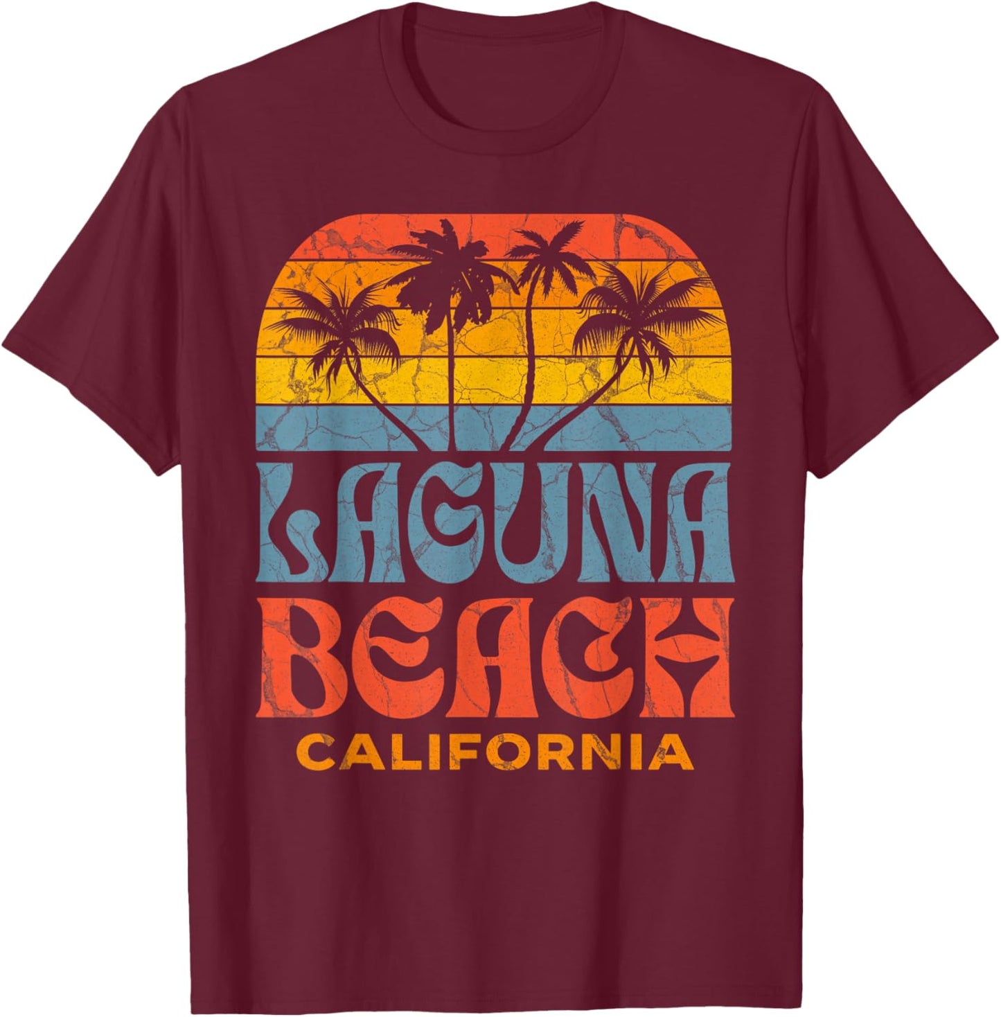 Laguna Beach T-Shirt - T-Shirt | Maroon