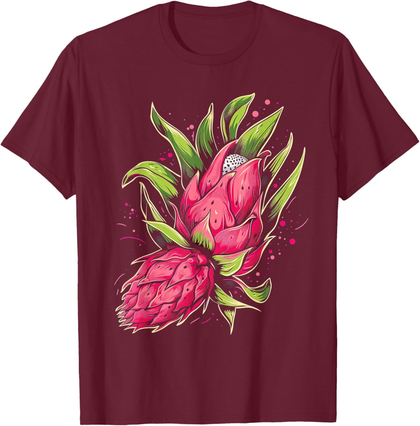Dragon Fruit T-Shirt - T-Shirt | Maroon