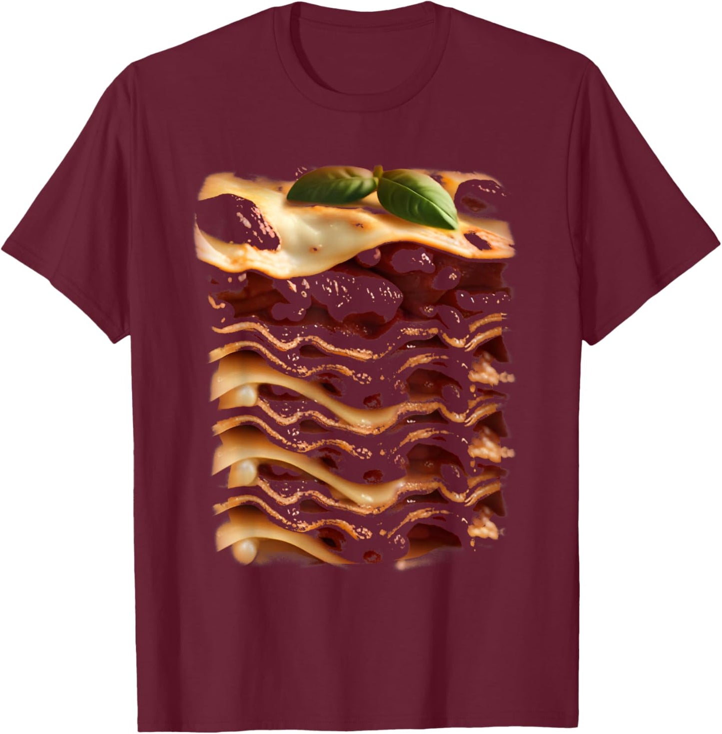 Lasagne Halloween Costume T-Shirt - T-Shirt | Maroon