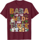 Baba Of The Wild Three Zoo 3Rd Birthday Safari Jungle T-Shirt - T-Shirt | Maroon