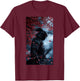 Samurai Warrior Japanese culture Ninja Katana T-Shirt - T-Shirt | Maroon