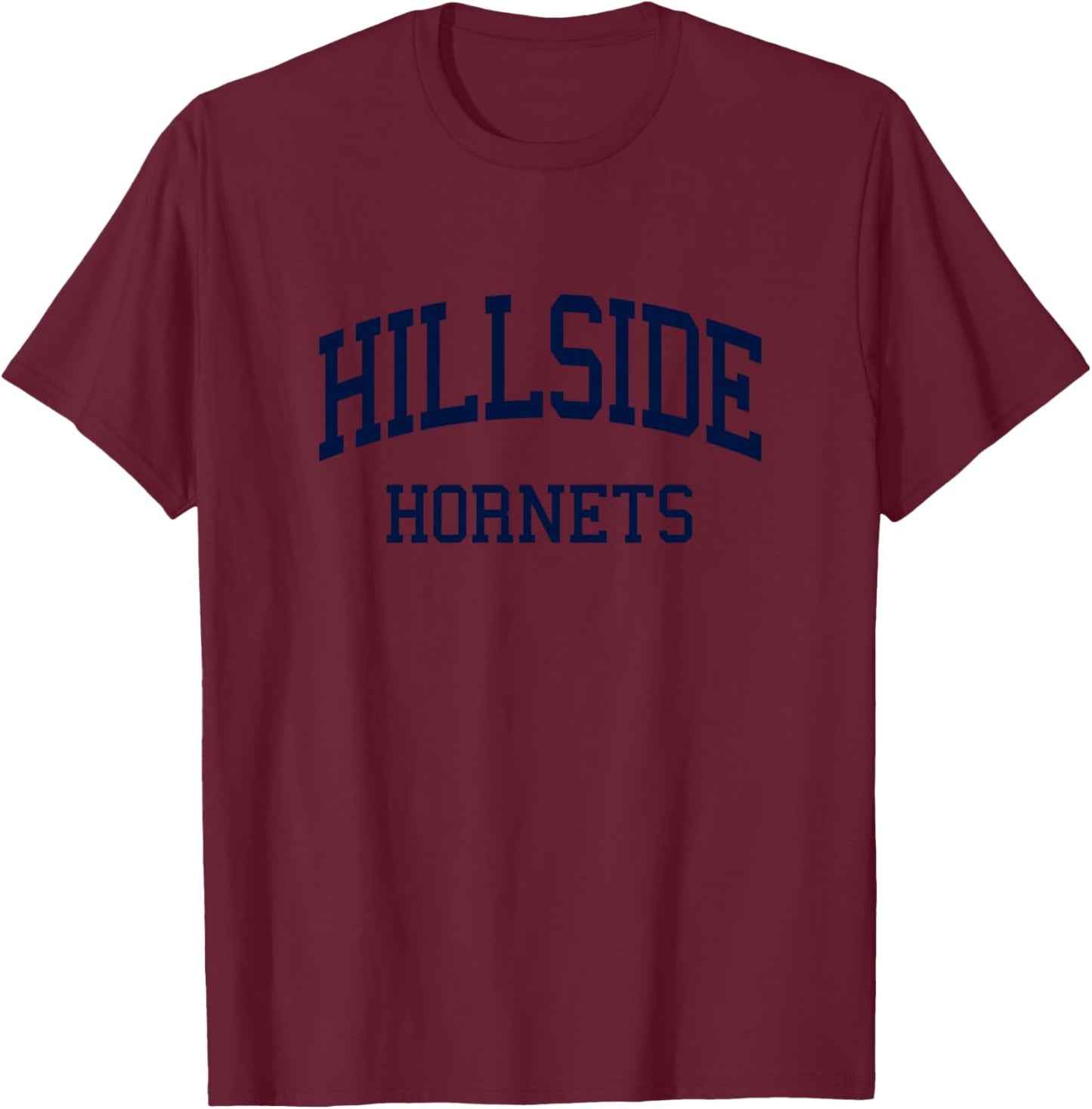 Hillside High School HS Durham NC Retro T-Shirt - T-Shirt | Maroon
