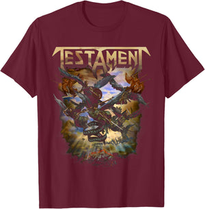 Testament - Official Merchandise - Formation of Damnation T-Shirt - T-Shirt | Maroon