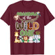 Grandma of The Wild One 1St Birthday Family Safari Jungle T-Shirt - T-Shirt | Maroon