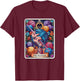 The Hooker Funny Tarot Card Crochet Knitter Knitting Crafter T-Shirt - T-Shirt | Maroon