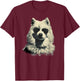 Vintage Samoyède Dad Fête des pères pour Les Hommes Amoureux drôle T-Shirt - T-Shirt | Maroon