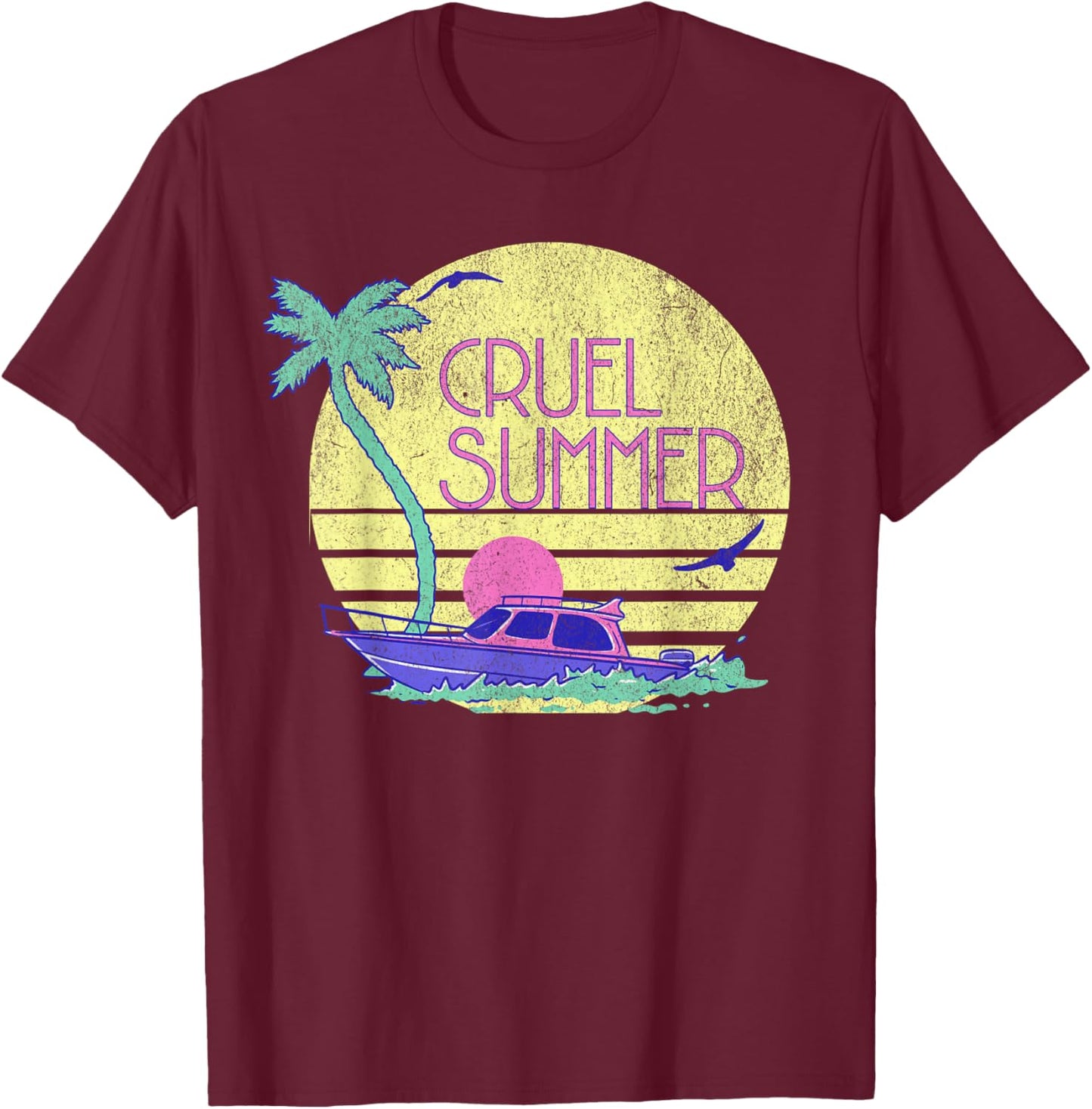 Cruel Summer T-Shirt - T-Shirt | Maroon