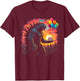 Kaiju Balloon And Cake Funny Japanese Monster Lover Birthday T-Shirt - T-Shirt | Maroon