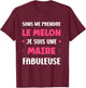 Départ métier Humour Maire Fille Fabuleuse Maire Manche Longue T-Shirt - T-Shirt | Maroon