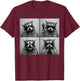 Cool Raccoon with Sunglasses PhotoBooth Funny Trash Panda T-Shirt - T-Shirt | Maroon