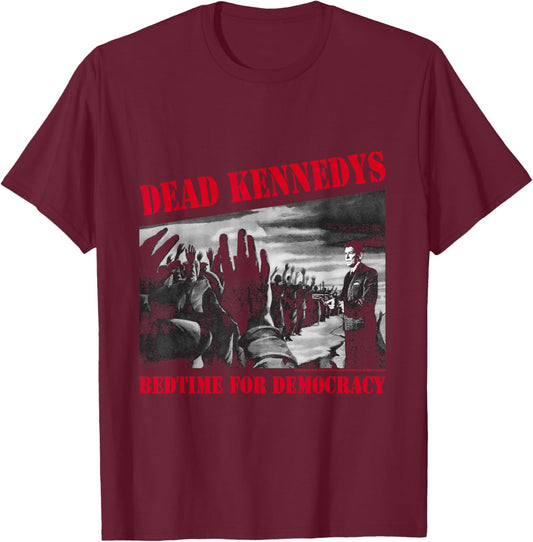 Dead Kennedys Bedtime for Democracy Vintage Punk Band T-Shirt - T-Shirt | Maroon