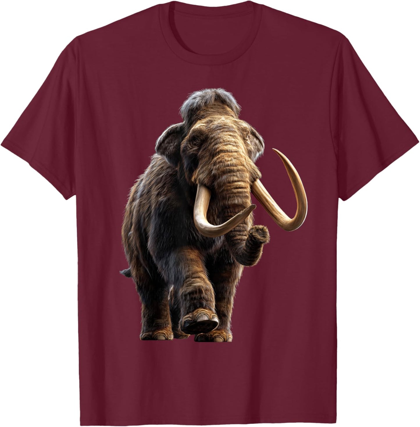 Mammoth Funny Mammoths Cute Mammoth T-Shirt - T-Shirt | Maroon