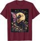 Whimsical Book Fairy Reading Bookish Fairycore T-Shirt - T-Shirt | Maroon
