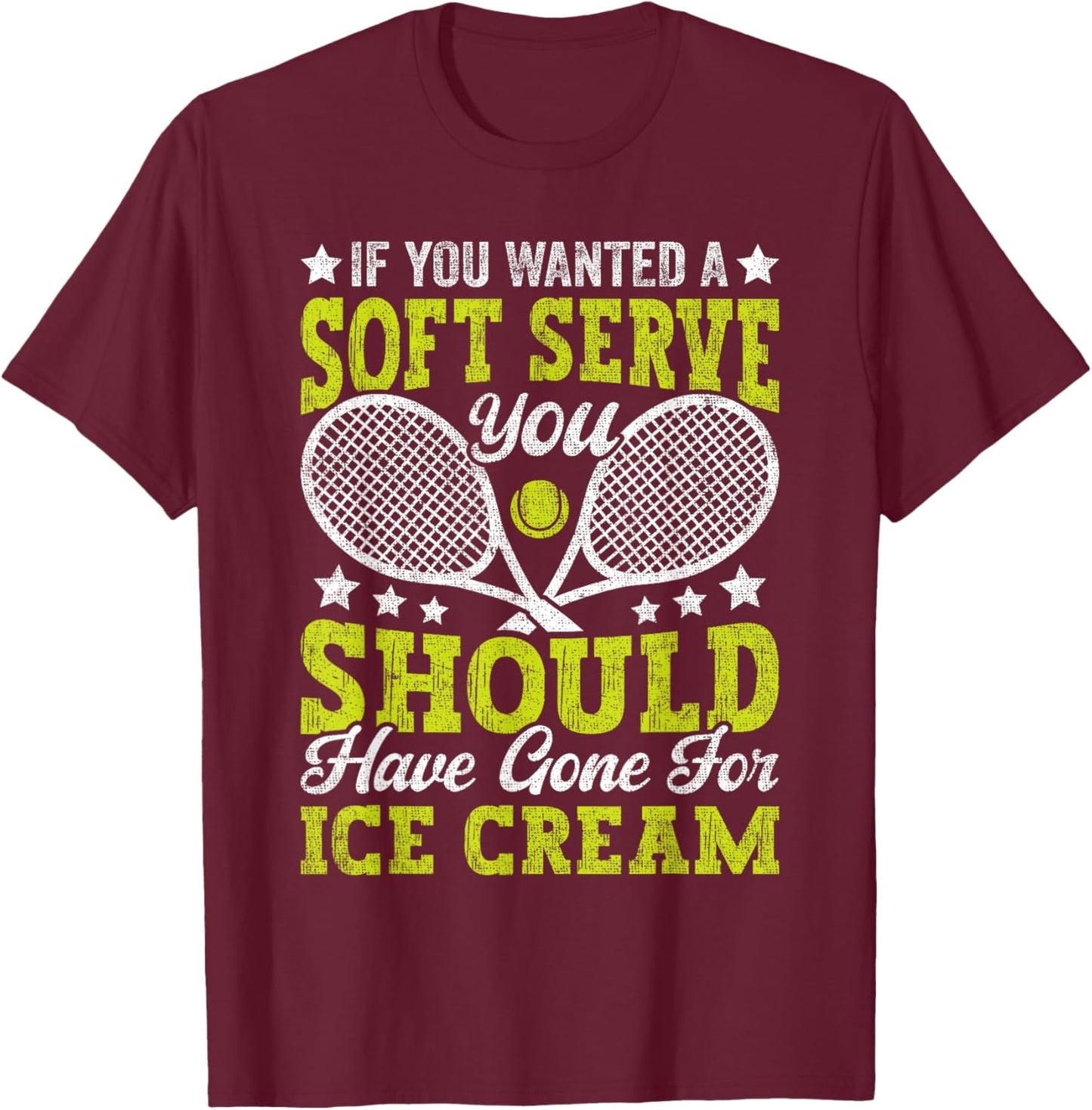 Best Funny Tennis Gifts Tennis Lover Accessories. -Child Tennis Themed - Black, Small - Short Sleeve, , Pull On, 1 Count T-Shirt - T-Shirt | Maroon