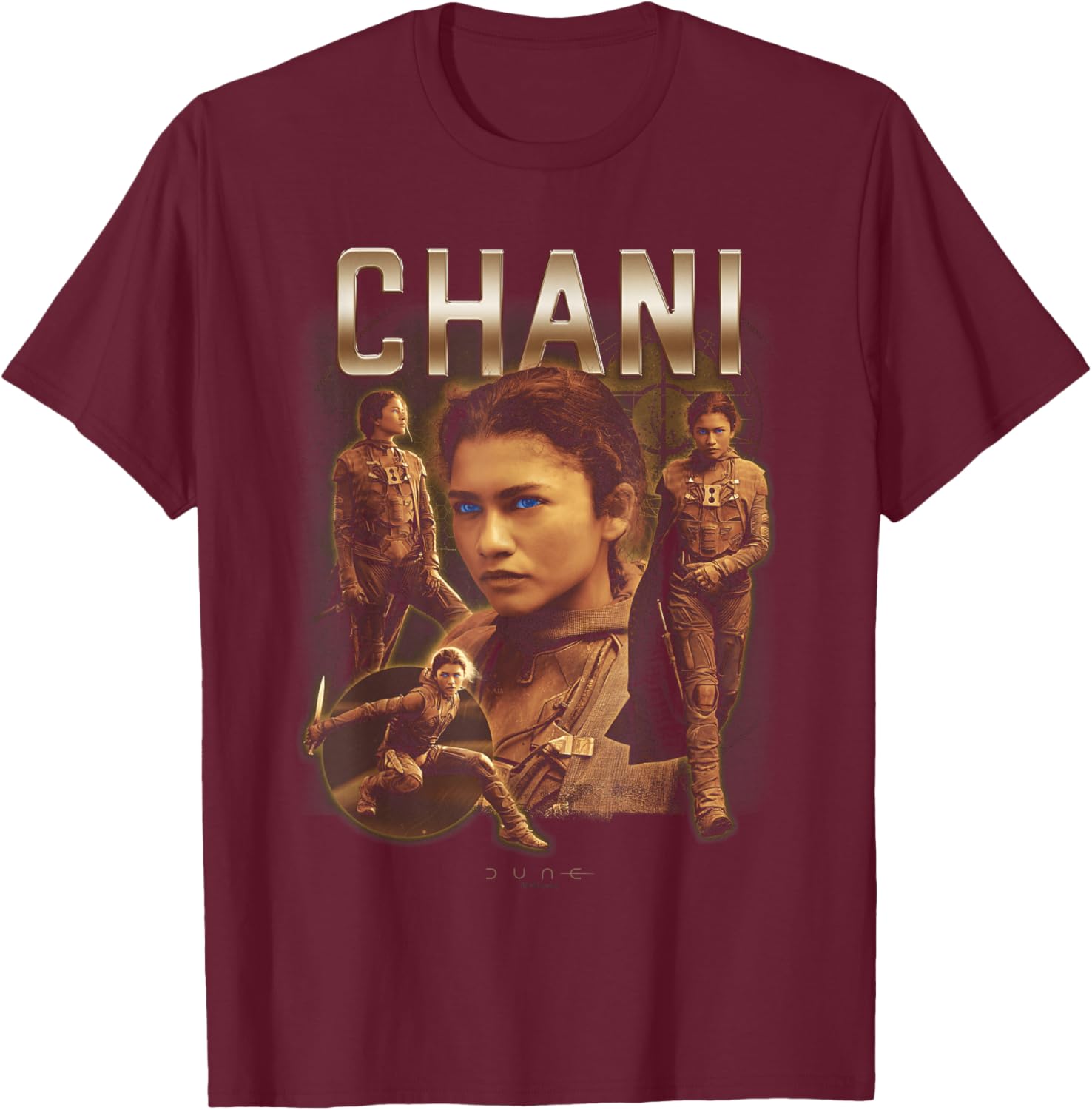 Dune Chani Heartthrob Officially Licensed T-Shirt - T-Shirt | Maroon