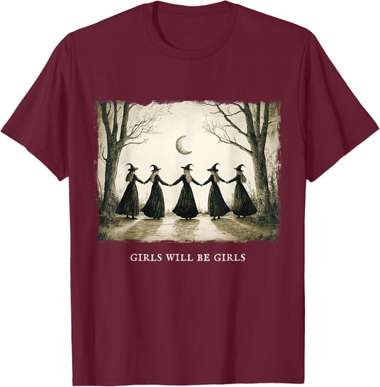 Witches T-Shirt - T-Shirt | Maroon
