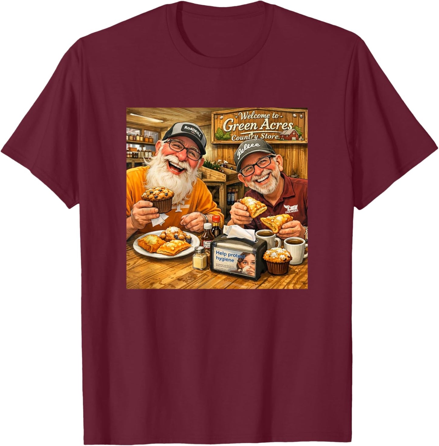 Funny Southern Shirt T-Shirt - T-Shirt | Maroon