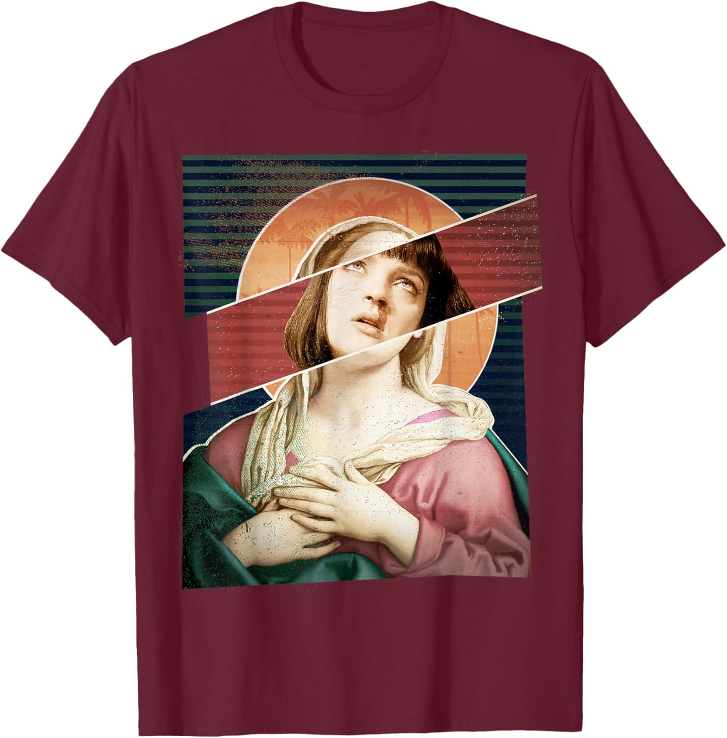 Virgin Mia - Wallace Nosebleed Icon - Gift , Black, S T-Shirt - T-Shirt | Maroon
