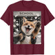 Fox Last Day of School Summer Break Funny Foxy Meme Selfie T-Shirt - T-Shirt | Maroon