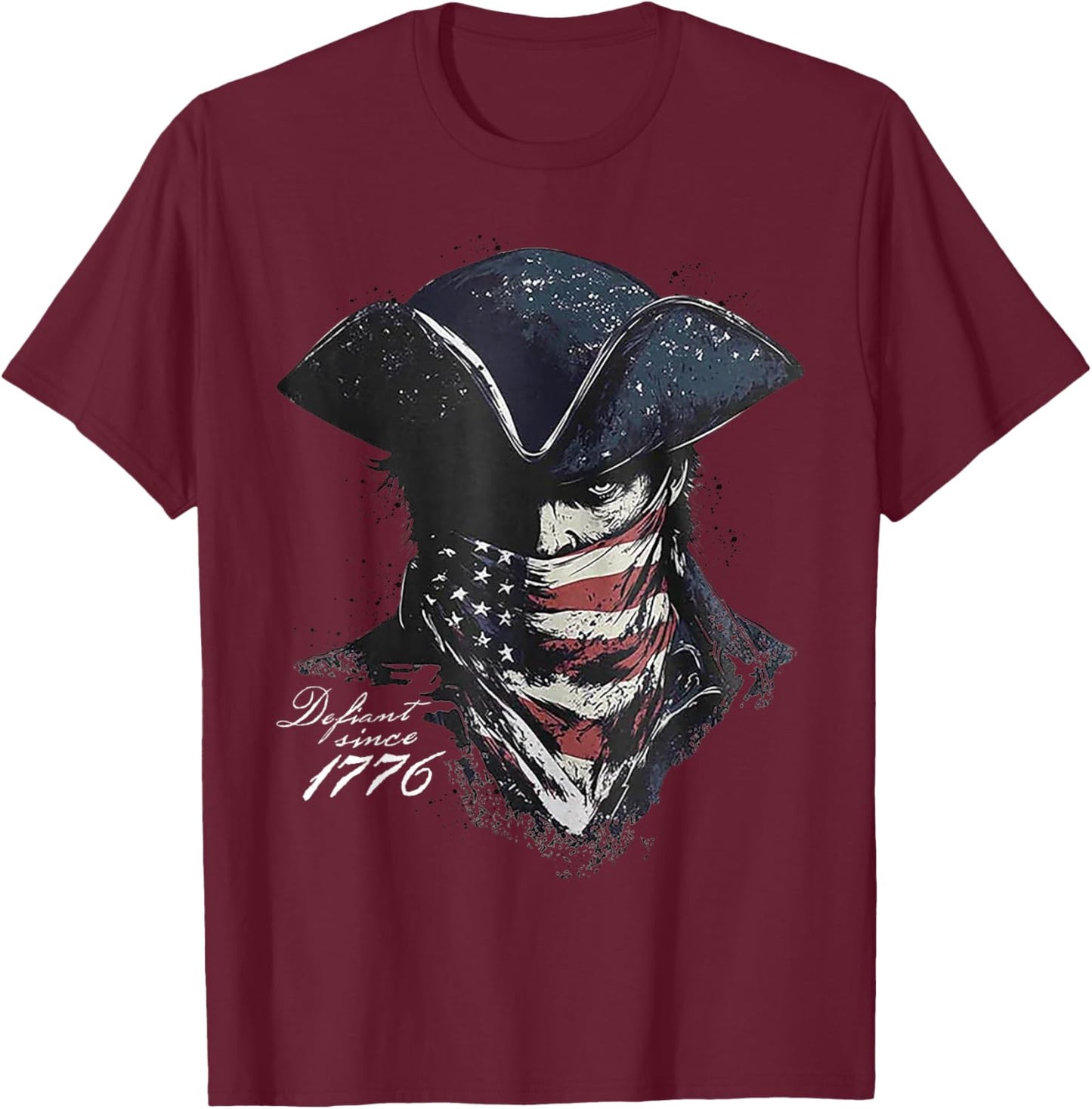 Defiant Since 1776 T-Shirt - T-Shirt | Maroon