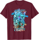 A Child Of God A Woman Of Faith A Warrior Of Christ - Lion T-Shirt - T-Shirt | Maroon