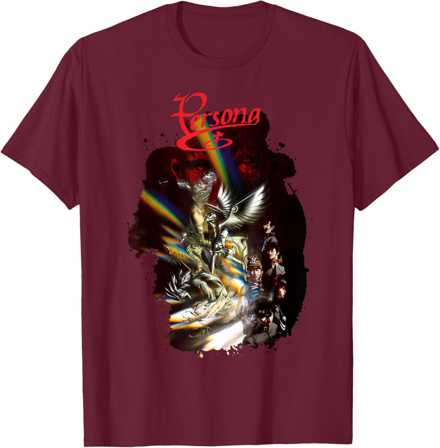 ATLUS Persona 1 Origins T-Shirt - T-Shirt | Maroon