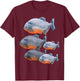 Piranha T-Shirt - T-Shirt | Maroon