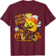 Halloween Costume Team Candy Corn I Don't Like You Either T-Shirt - T-Shirt | Maroon