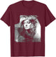 Singer Bonnie Tyler Floral Headdress By Simon Fowler T-Shirt - T-Shirt | Maroon