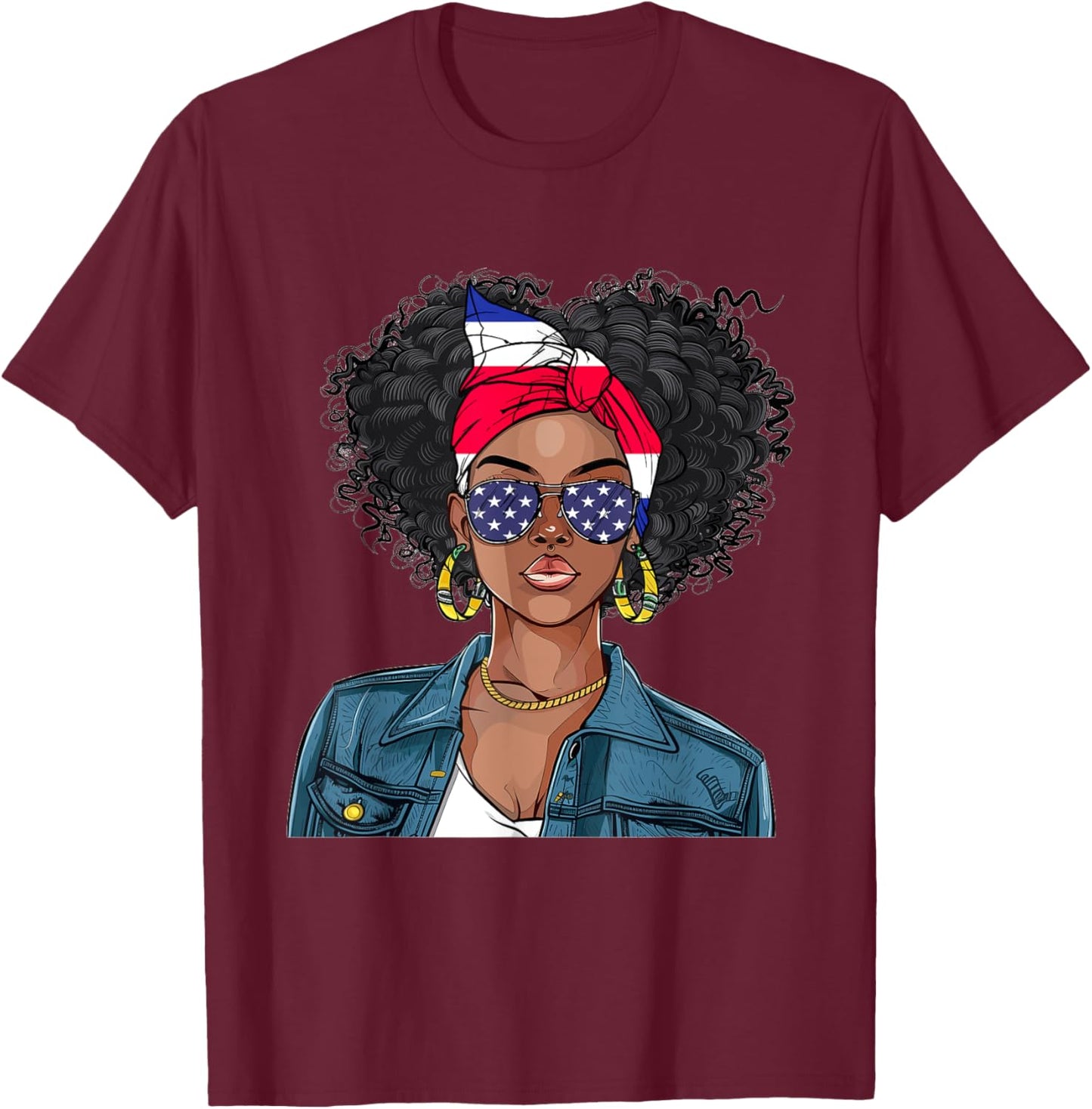 Costa Rican Flag Souvenirs Woman Dress American Costa Rica T-Shirt - T-Shirt | Maroon