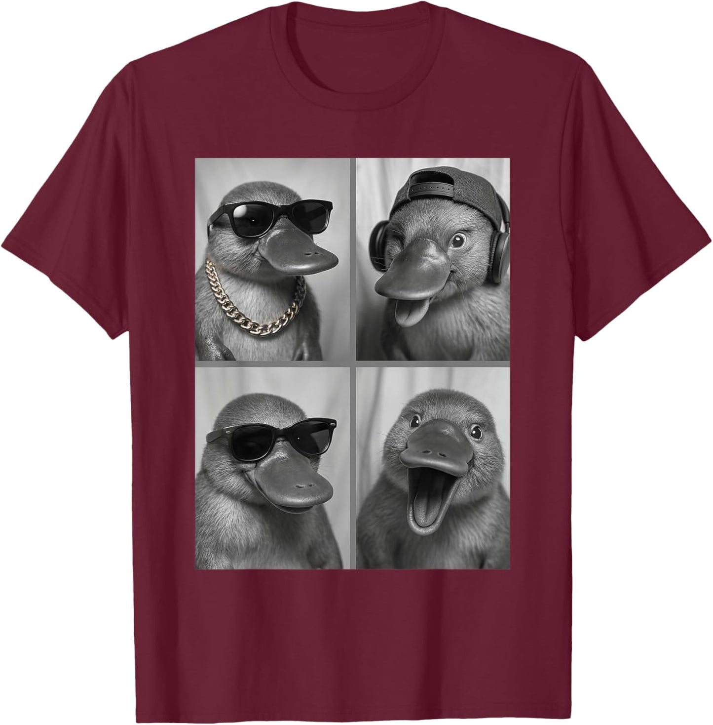 Platypus T-Shirt - T-Shirt | Maroon