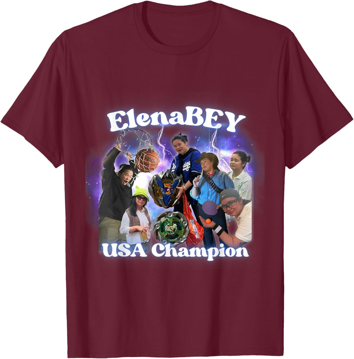ElenaBEY Fan T-Shirt - T-Shirt | Maroon