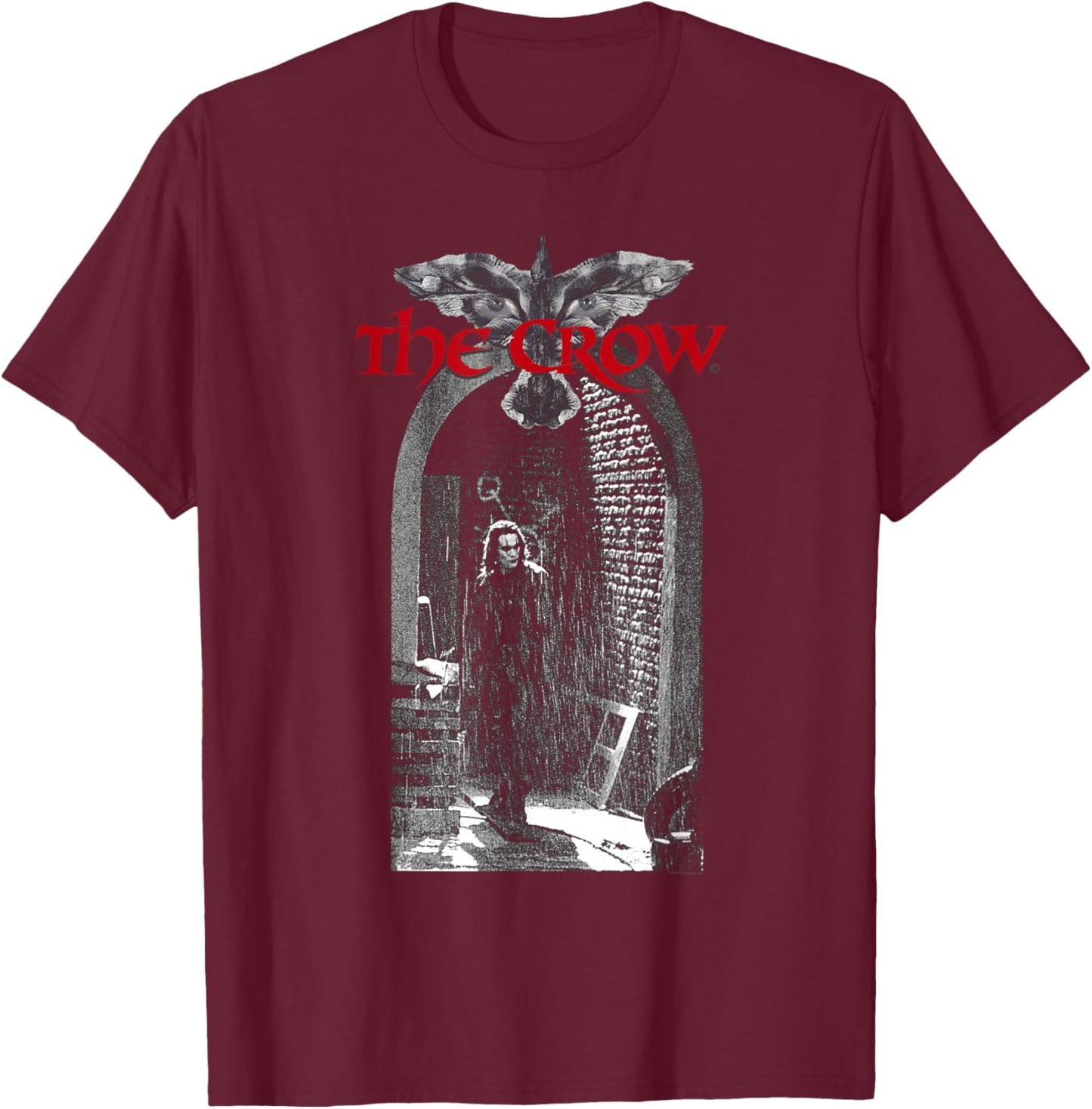 The Crow – Arch T-Shirt - T-Shirt | Maroon