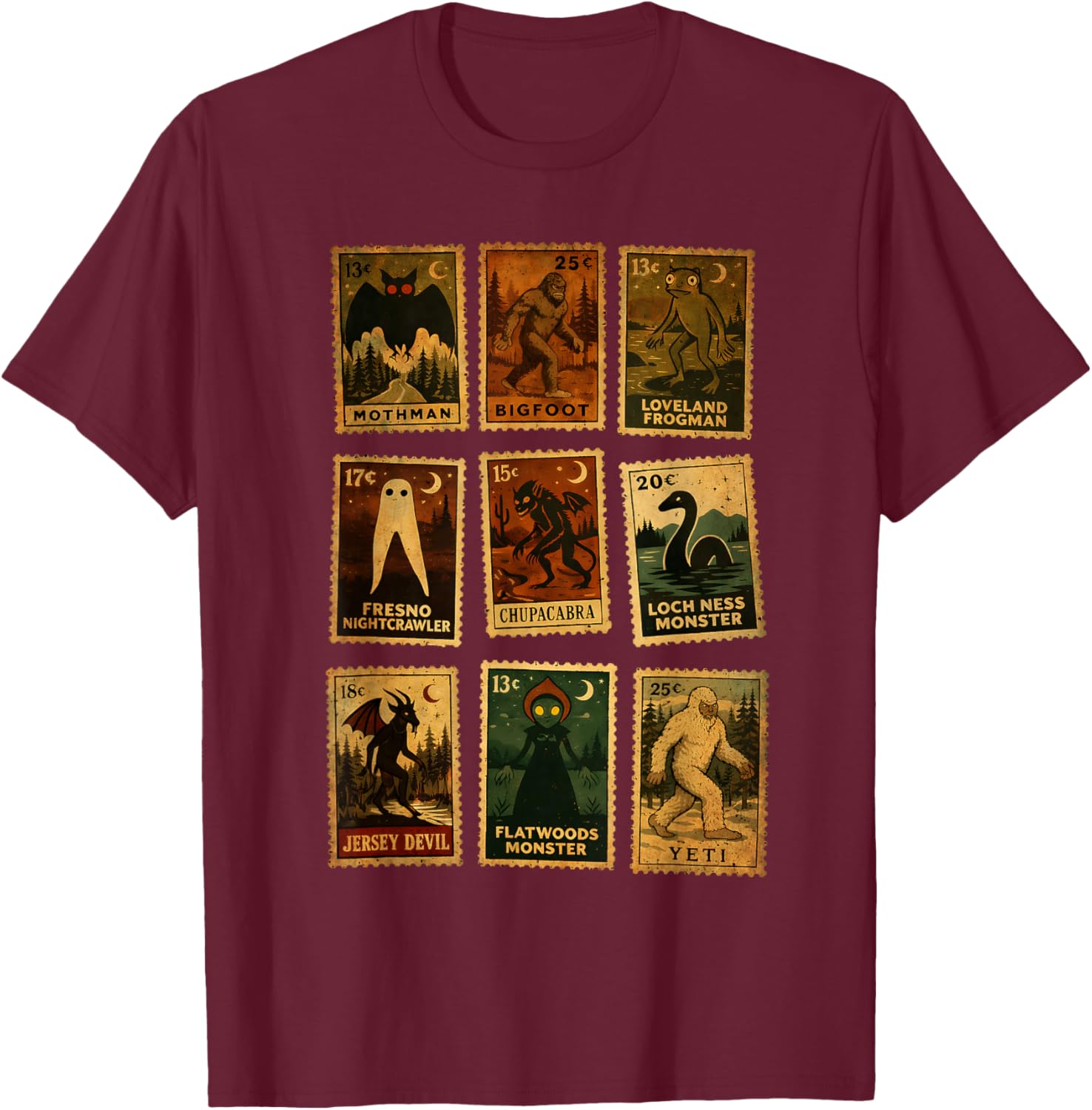 Folklore T-Shirt - T-Shirt | Maroon