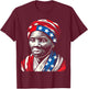Harriet Tubman Underground Railroad American Hero Design T-Shirt - T-Shirt | Maroon