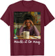 Funny Made It to May Teacher Girls Meme Last Day of School T-Shirt - T-Shirt | Maroon