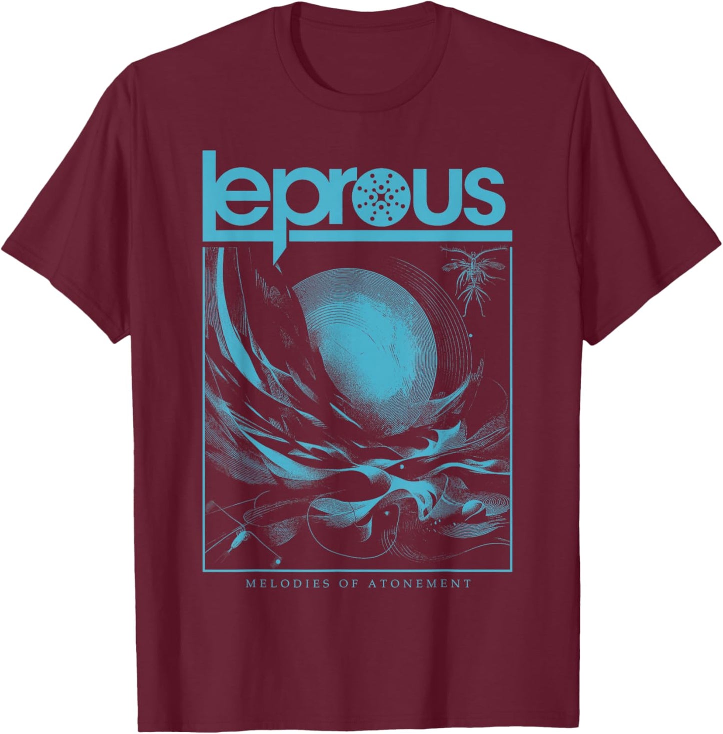 Leper - "Sunk" T-Shirt - T-Shirt | Maroon
