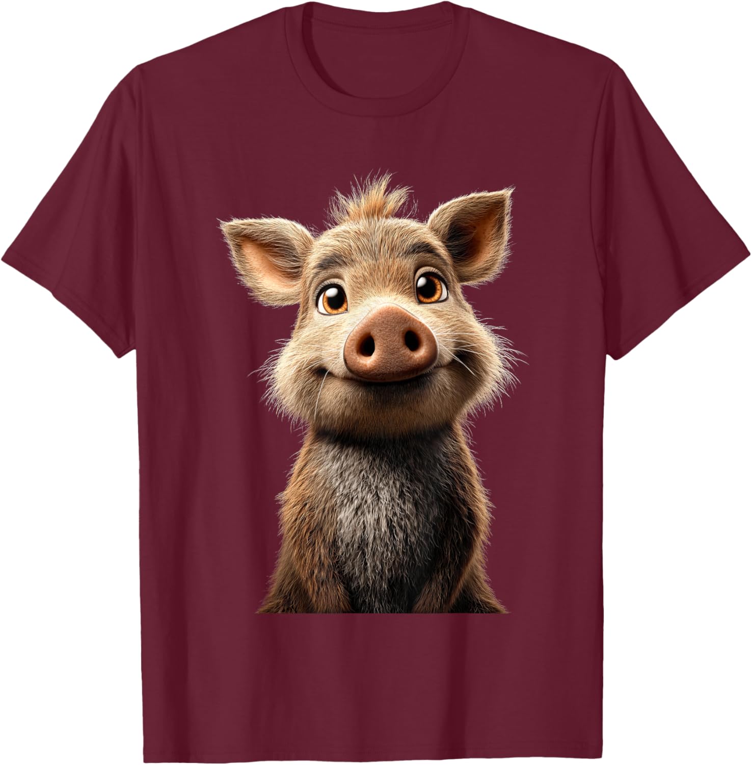 Boar Hunters Game Pigs T-Shirt - T-Shirt | Maroon