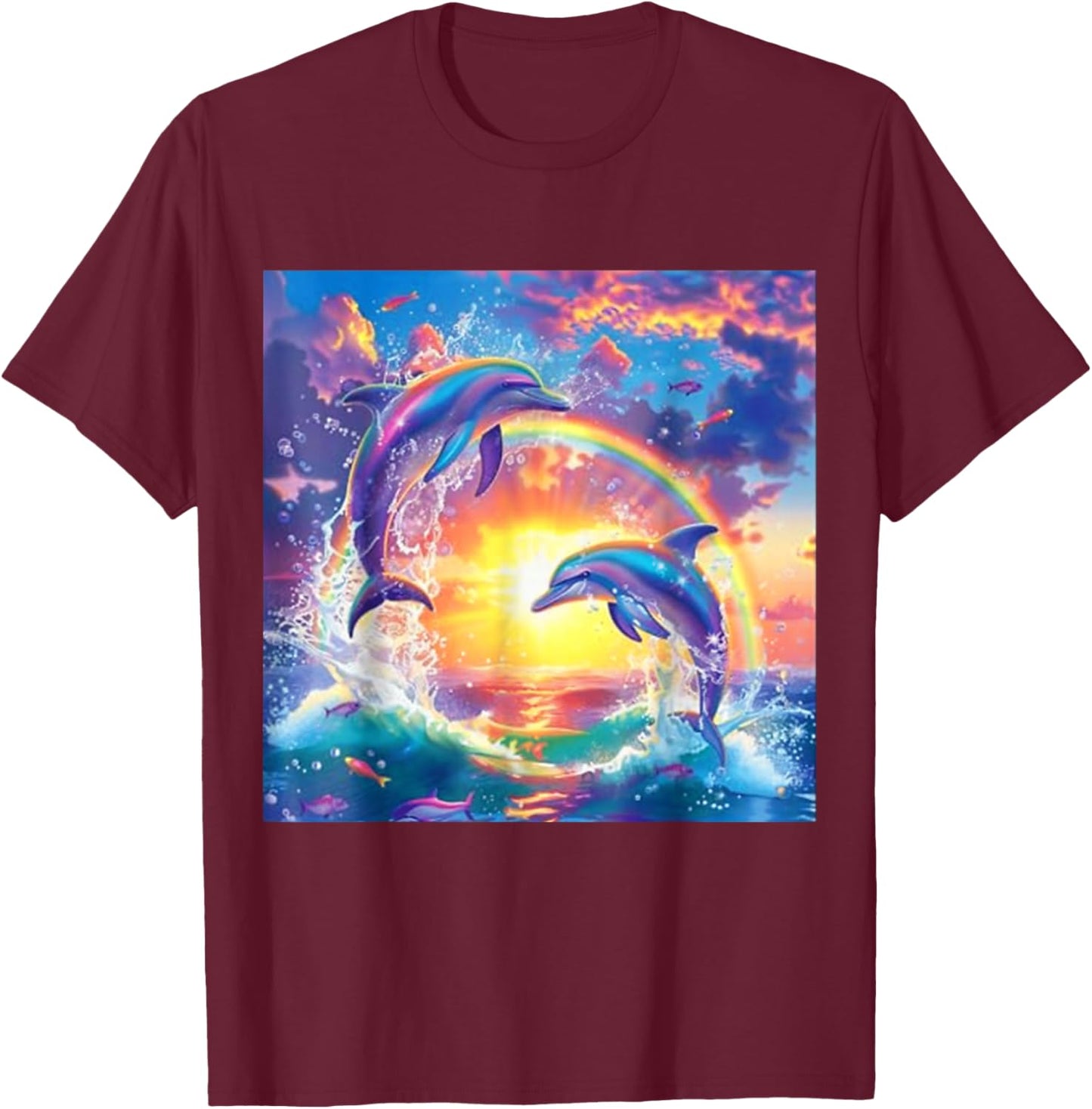 I Just Wanna Be Part of Your Symphony, Symphony Dolphin Meme T-Shirt - T-Shirt | Maroon