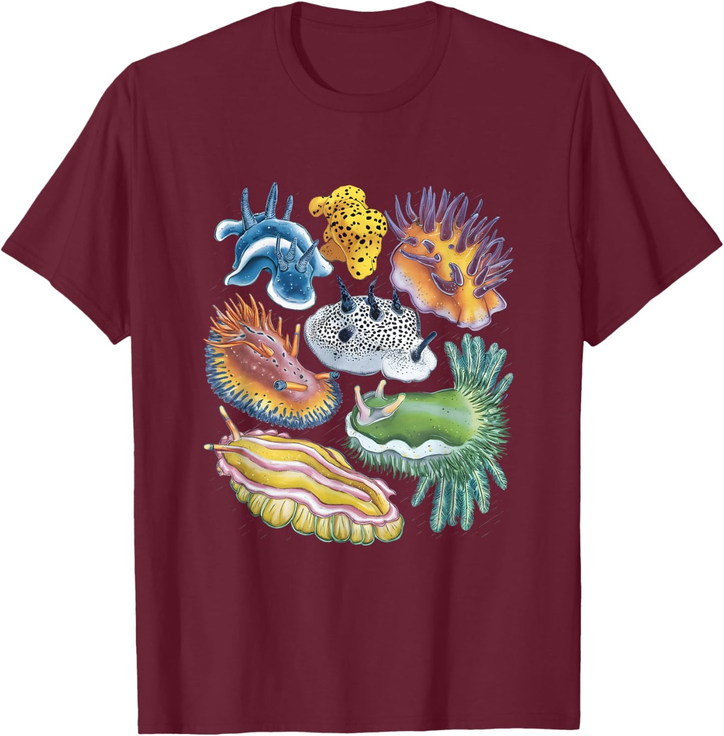 Snorkeling Aquarium T-Shirt - T-Shirt | Maroon