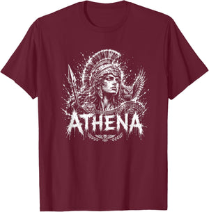 Athene Göttin der griechischen Mythologie Heroisch T-Shirt - T-Shirt | Maroon