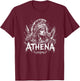 Athene Göttin der griechischen Mythologie Heroisch T-Shirt - T-Shirt | Maroon