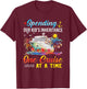 Spending Our Kid's Inheritance One Cruise At A Time T-Shirt - T-Shirt | Maroon