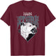 Game of Thrones House Stark Wolf T-Shirt - T-Shirt | Maroon