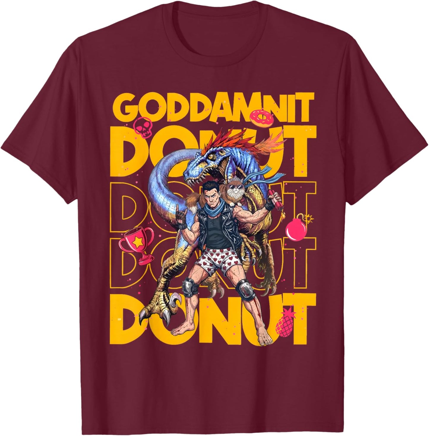 Meme T-Shirt - T-Shirt | Maroon