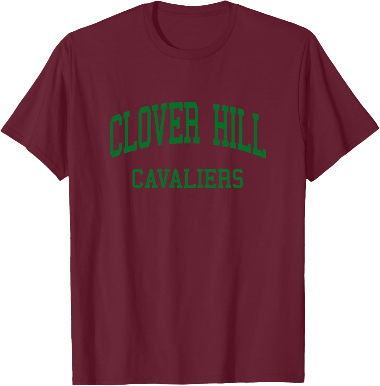 Clover Hill High School HS Midlothian VA Retro T-Shirt - T-Shirt | Maroon