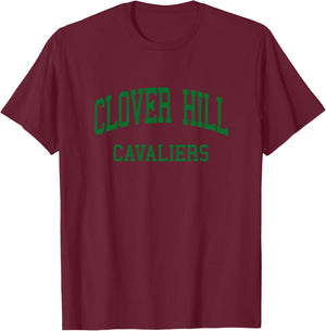 Clover Hill High School HS Midlothian VA Retro T-Shirt - T-Shirt | Maroon