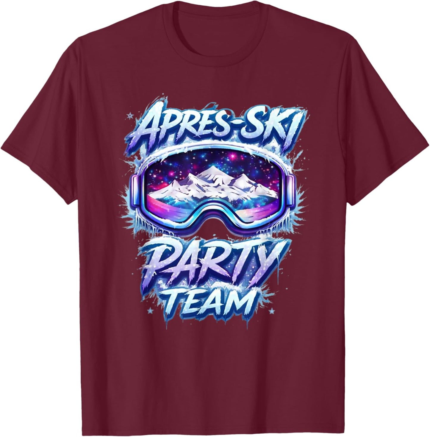 Team Après Ski Shirt - Skiing Winter Holiday Party Gift T-Shirt - T-Shirt | Maroon